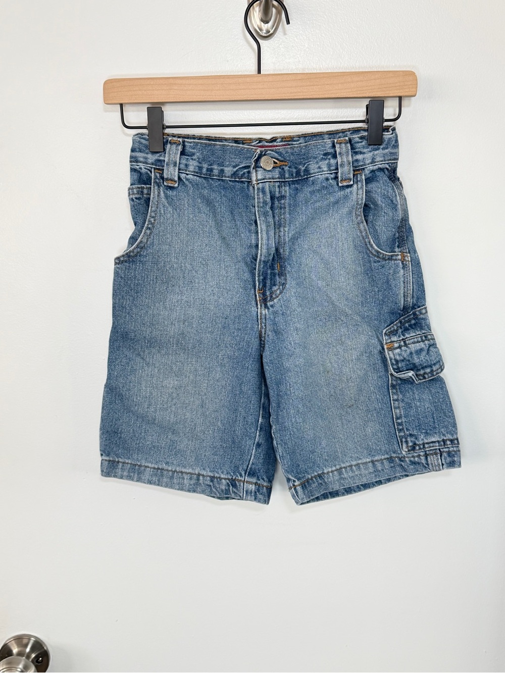 Kids Cargo Jean Shorts - 8